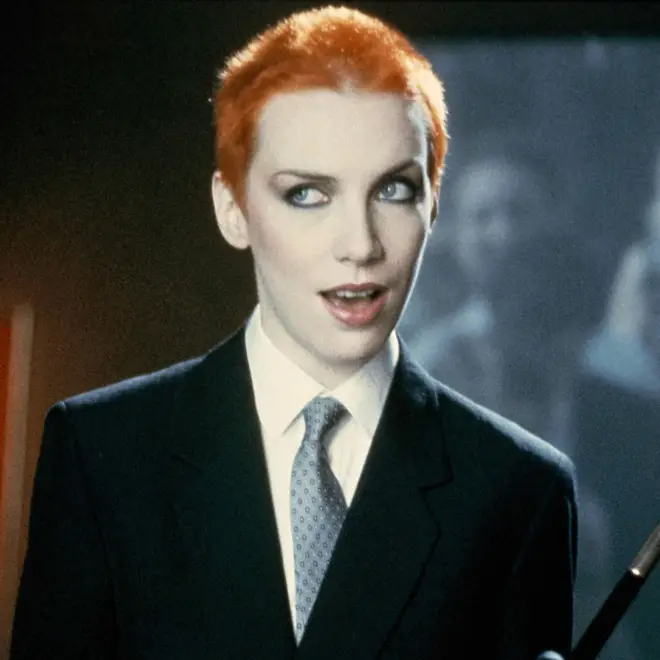 America had never seen a female pop star like Annie Lennox with her striking androgynous look.