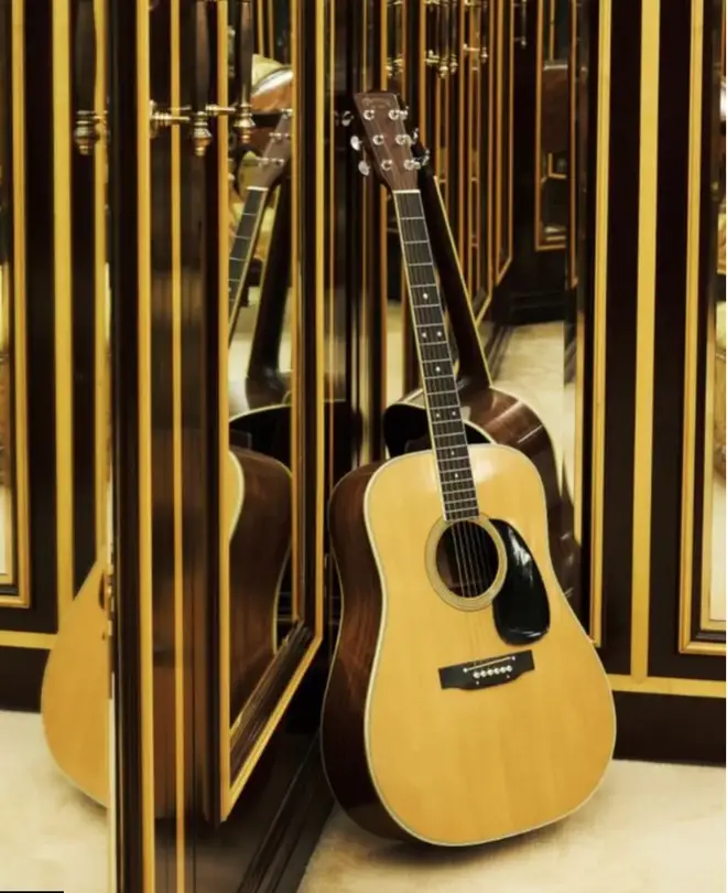Freddie reportedly wrote and recorded 'Crazy Little Thing Called Love' on this 1975 Martin D-35 Acoustic guitar (estimate £30,000-50,000)
