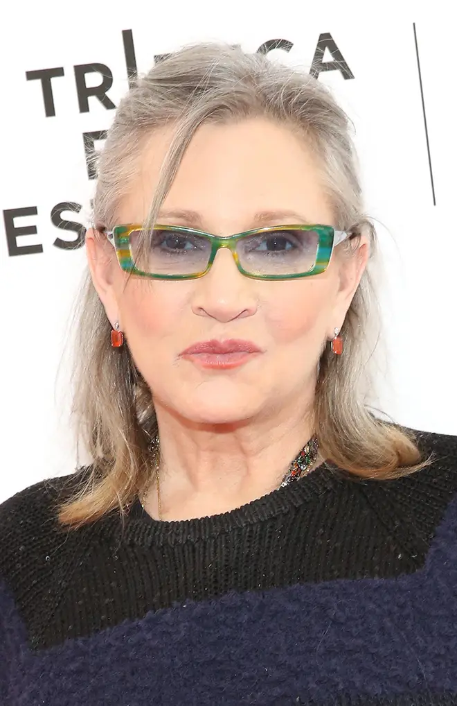 Carrie Fisher in 2016. (Photo by Robin Marchant/Getty Images for Tribeca Film Festival)