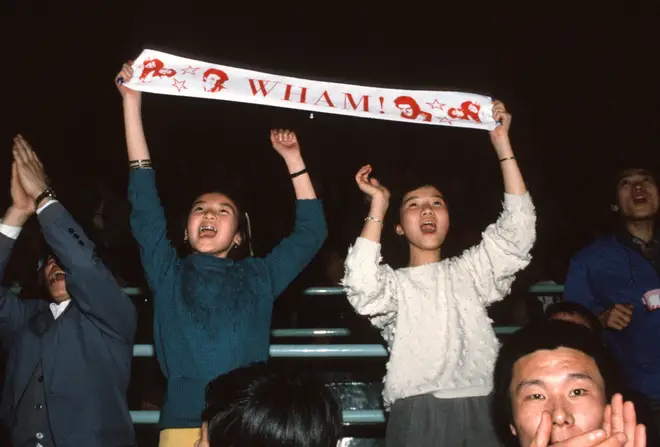 Although going to a concert was an entirely new thing for locals, some fans showed their appreciation. (Photo by Peter Charlesworth/LightRocket via Getty Images)