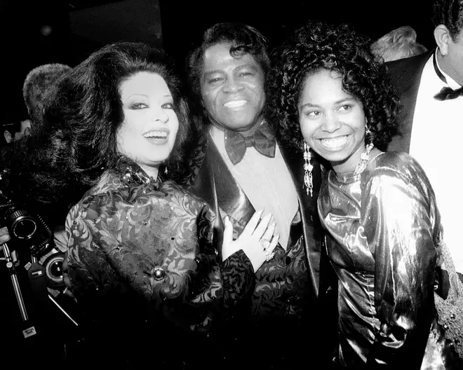 James Brown with his third wife Adrienne and daughter Diana Brown. (Photo by John Roca/NY Daily News Archive via Getty Images)