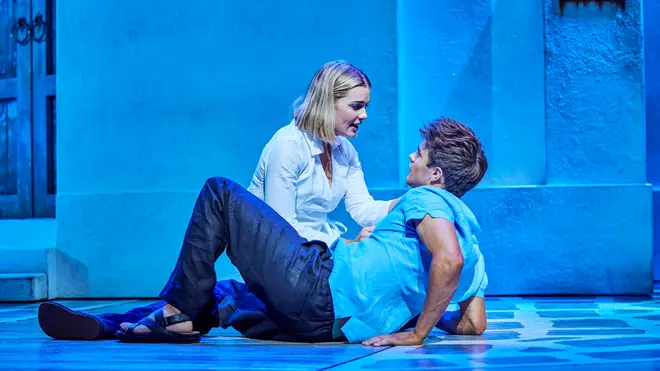 Meg Hateley (Sophie) & Miles Henderson (Sky) in Mamma Mia!