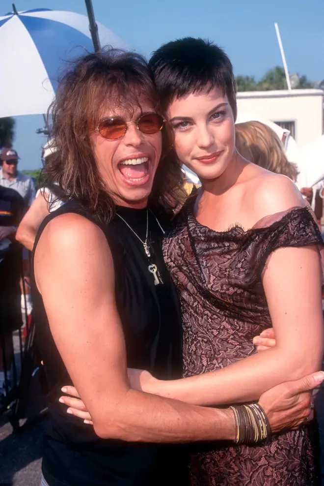 Steven Tyler and his daughter Liv Tyler in 1993. (Photo by Ron Davis/Getty Images)