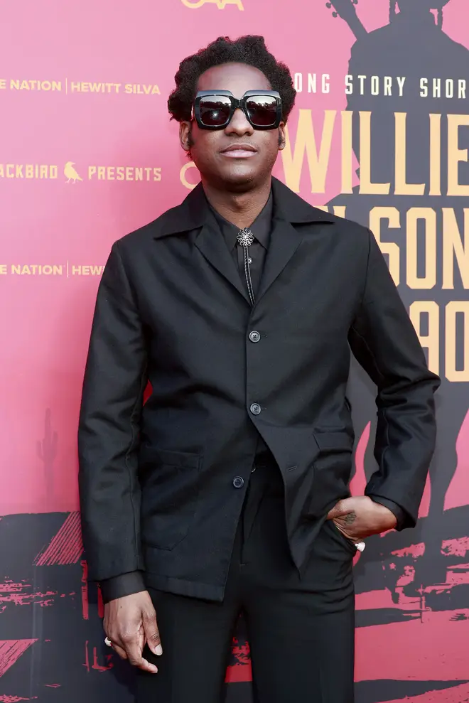 Leon Bridges performed at Willie Nelson's 90th birthday. (Photo by Emma McIntyre/Getty Images)