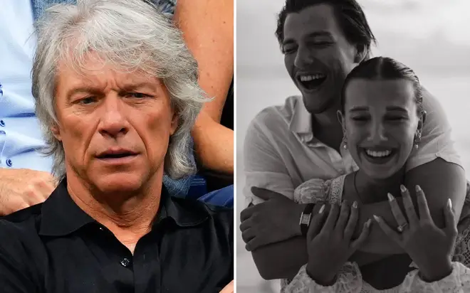 Jon Bon Jovi has shared his thoughts on the recent engagement of son Jake and Stranger Things star Millie Bobby Brown.