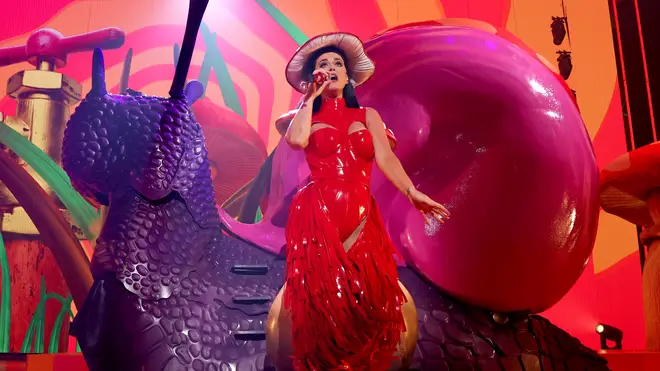 Katy Perry at her Las Vegas Play residency in 2021