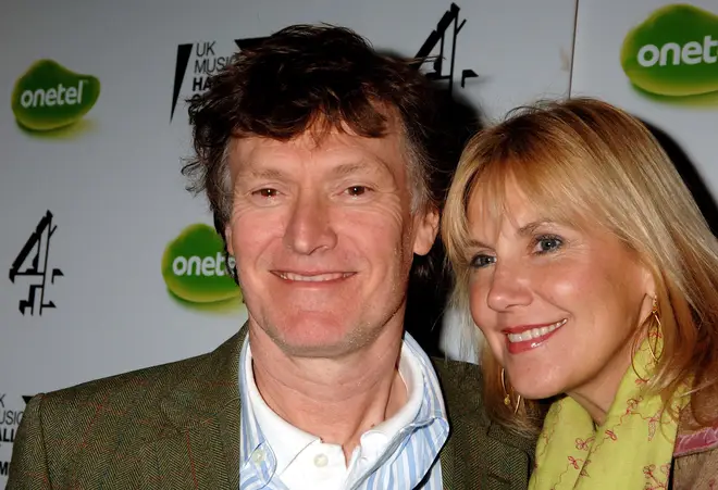 Steve Winwood and wife Eugenia Crafton in 2005. (Photo by Dave M. Benett/Getty Images)