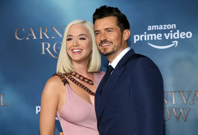 Katy Perry and partner Orlando Bloom in 2019