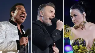 Lionel Richie, Katy Perry and Take That perform at the Coronation Concert
