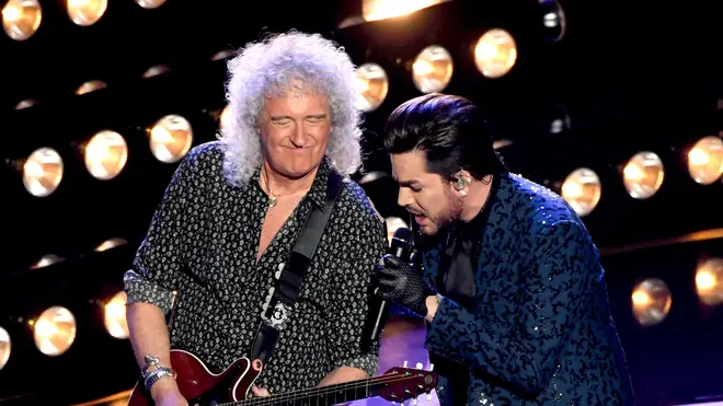 Adam Lambert and Brian May