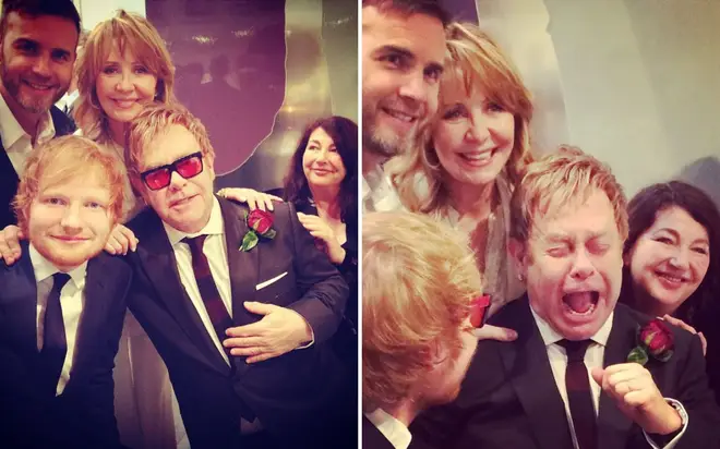 Kate Bush surprised everyone when she appeared at Elton John's 2014 wedding.