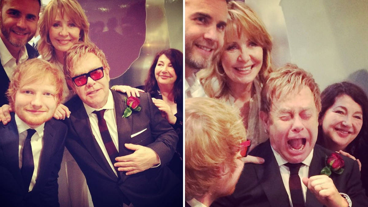 When the elusive Kate Bush stole Elton John’s limelight after attending his wedding