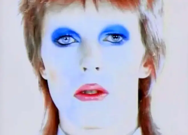 David Bowie in the iconic 'Life On Mars' music video.