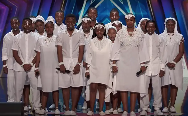 The show judge, 63, got emotional after watching the Mzansi Youth Choir sing Nightbirde's song 'It's OK' on Tuesday (May 30).