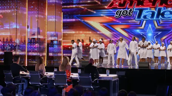 After the young choir were chosen by the audience as their Golden Buzzer pick – the first time they have ever been given the power to choose – Simon opened up about his reaction to the song.