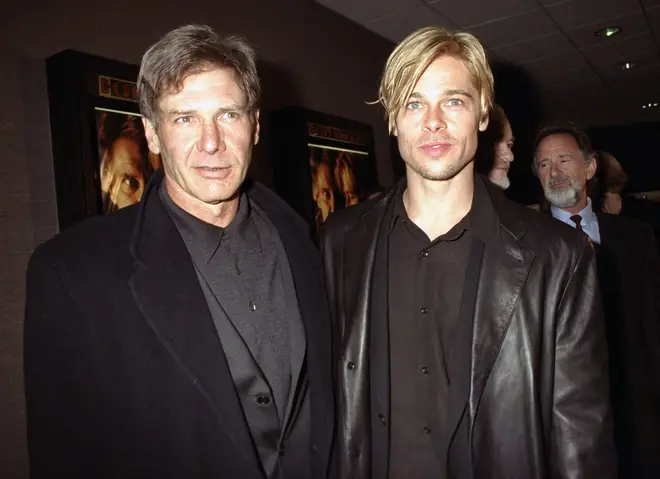 Ever since its release in 1997, movie The Devil's Own has been plagued by rumours its two lead actors clashed on set (pictured: L to R) Harrison Ford and Brad Pitt.