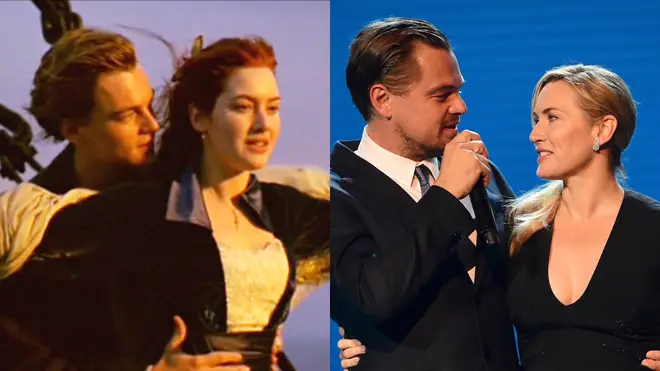 Leonardo DiCaprio and Kate Winslet in Titanic: Then and now