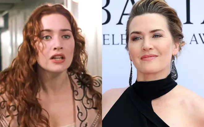 Kate Winslet then and now