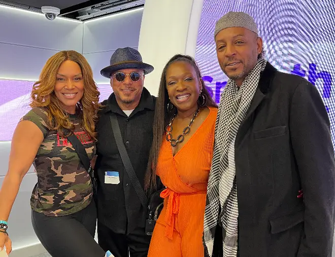 Shalamar with Angie Greaves