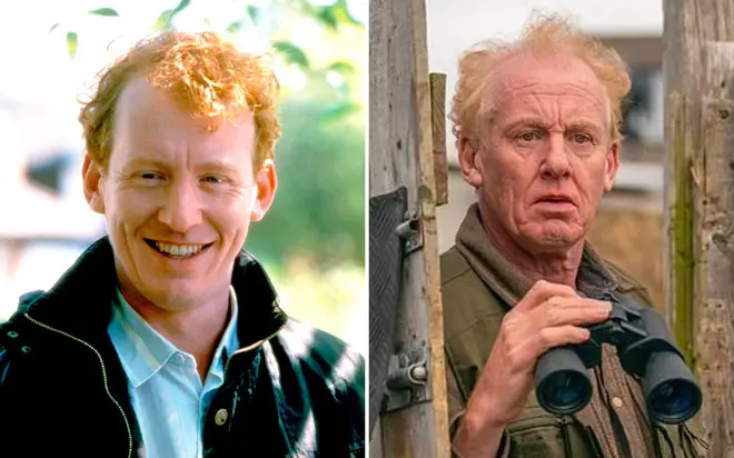Steve Huison in 1997 and in 2023.