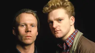 Erasure's Vince Clarke and Andy Bell