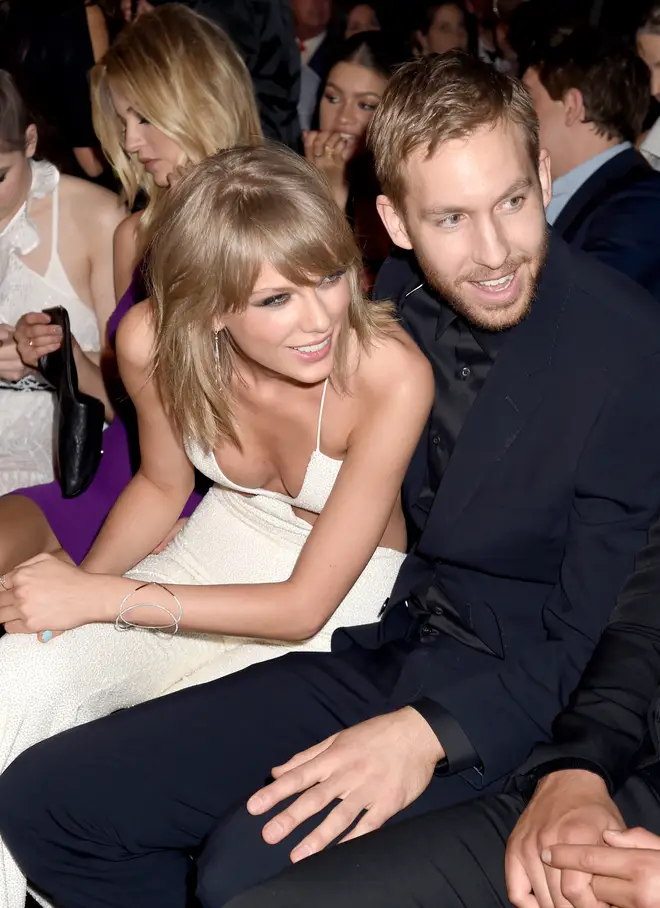 Taylor Swift with Calvin Harris in 2015