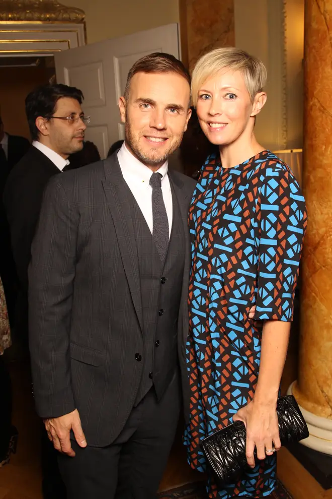 Gary Barlow posted the pictures on his Instagram Stories, which meant the snaps were only available to view by the public for 24 hours (picture with wife Dawn in 2010)