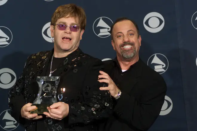 Elton John and Billy Joel are long-time friends. (Photo by Scott Gries/ImageDirect)