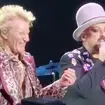 The duo took to the stage during UK opener of Rod's 'Global Hits Tour' on Saturday night and gave a stunning rendition of 'The Killing Of Georgie'.