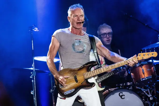 Sting at a recent concert in Denmark. (Photo by Helle Arensbak / Ritzau Scanpix / AFP) / Denmark OUT (Photo by HELLE ARENSBAK/Ritzau Scanpix/AFP via Getty Images)