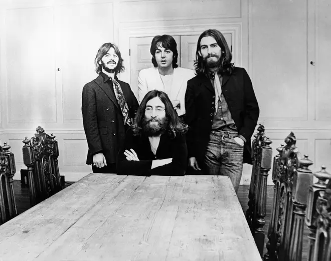 The Beatles weren't on the greatest terms when George wrote 'Here Comes The Sun' in 1969. (File Reference #1013 103 THA © JRC /The Hollywood Archive - All Rights Reserved.)