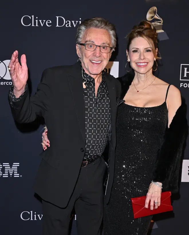 Frankie Valli and Jackie Jacobs in 2023. (Photo by Axelle/Bauer-Griffin/FilmMagic)