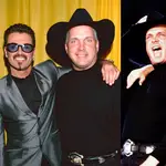 George Michael and Garth Brooks in 2000