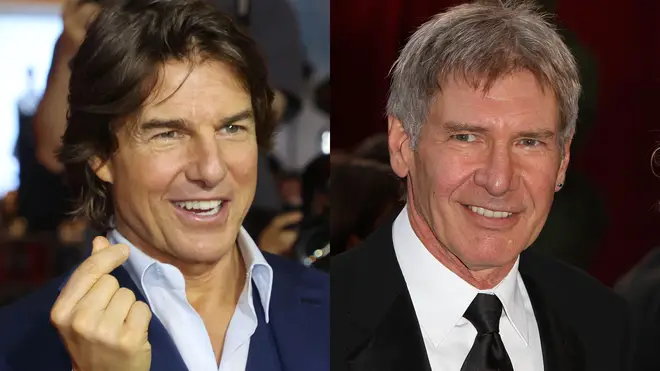Tom Cruise has given a rare emotional message of support to fellow actor Harrison Ford.