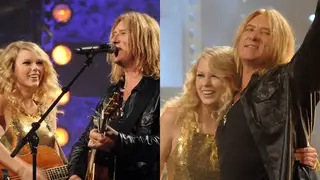 Taylor Swift and Def Leppard at CMT Crossroads