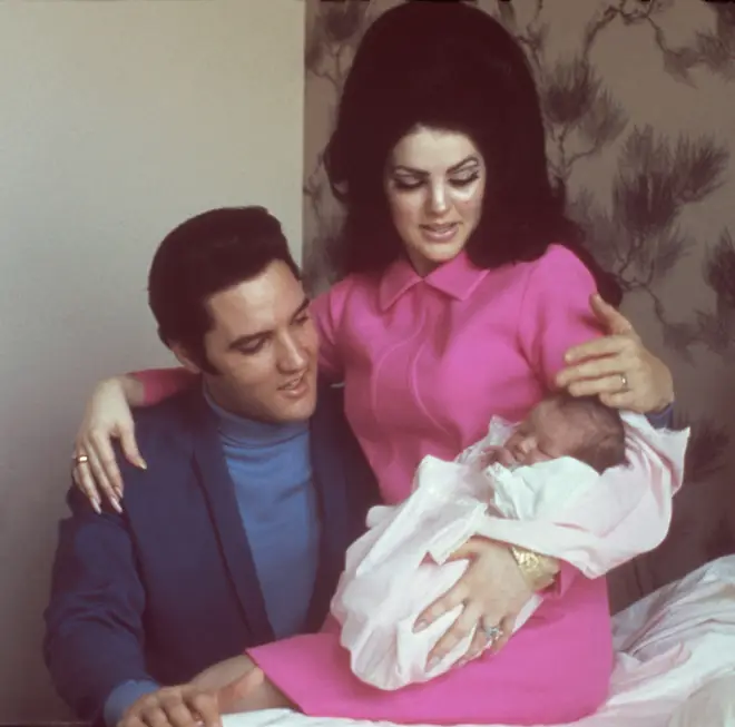 Lisa Marie Presley was born exactly nine months after Elvis and Priscilla were married. (Photo by Michael Ochs Archives/Getty Images)