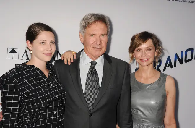 Harrison Ford and Calista Flockhart with Harrison's daughter Georgia in 2013