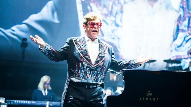 Elton John takes in the applause