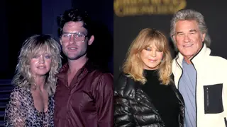 Goldie Hawn and Kurt Russell in 1983 and 2020