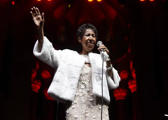 Aretha may have looked frail, but her voice was as powerful as ever. (Photo by Nicholas Hunt/WireImage)