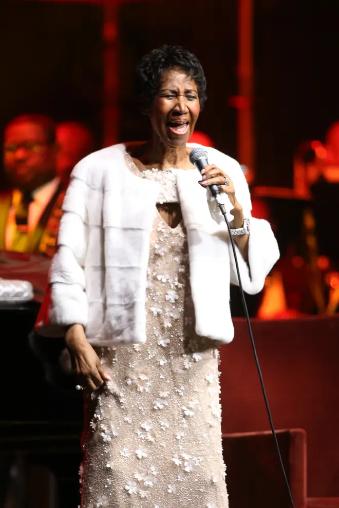 Aretha's incredible performance brought the audience to tears. (Photo by Soul Brother/WWD/Penske Media via Getty Images)