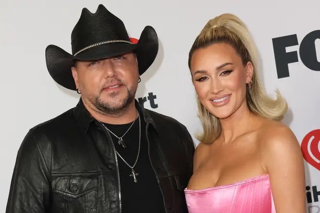 Jason Aldean and wife Brittany Kerry in 2022