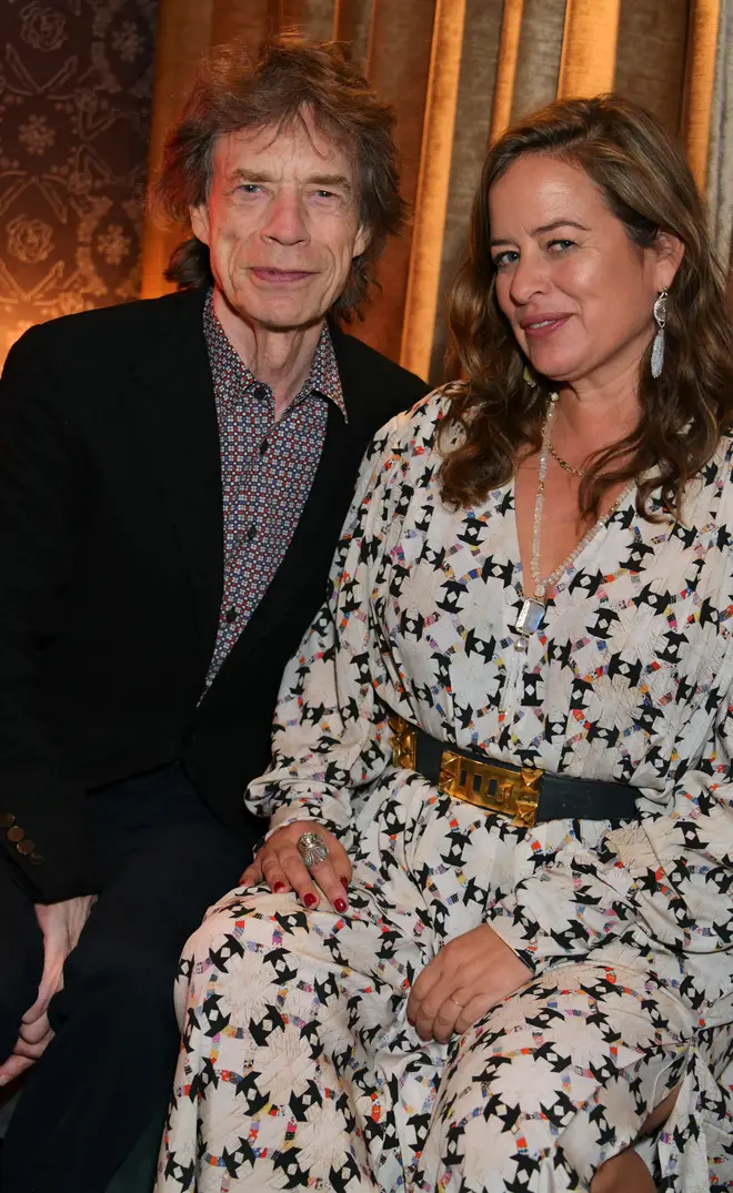 Mick Jagger with daughter Jade in 2019