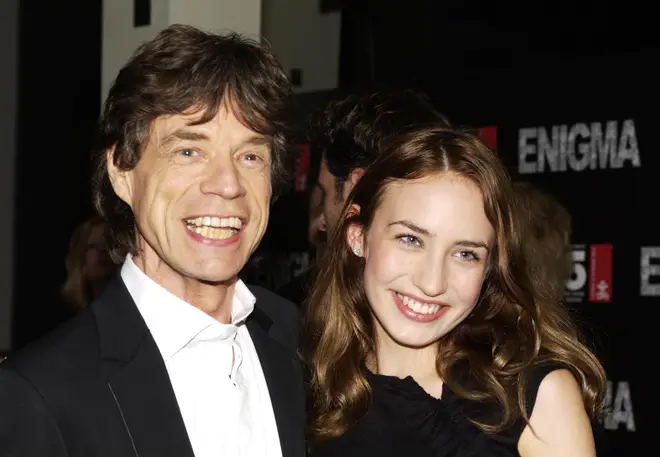 Mick Jagger with daughter Elizabeth