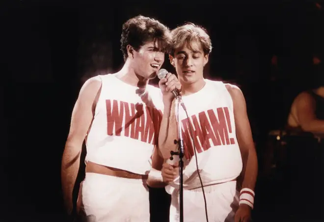George Michael left Wham! in 1986. Pictured with Andrew Ridgeley.
