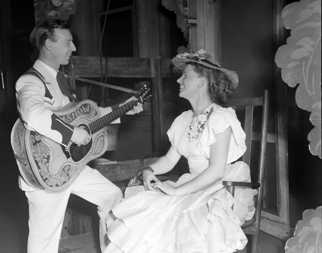 Hank Snow With Minnie Pearl At The Grand Ole Opry