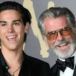 Paris Brosnan, 22, the youngest son of the James Bond actor, is following in his father's footsteps as an artist and has cited his father's discipline as a painter as his "biggest source of inspiration".