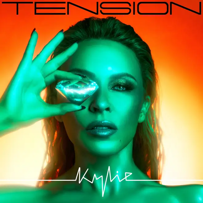 The cover for Kylie's upcoming album, Tension.