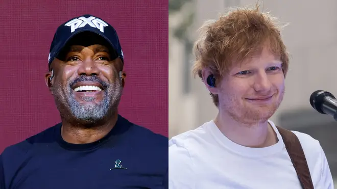 Darius Rucker and Ed Sheeran have written a song together