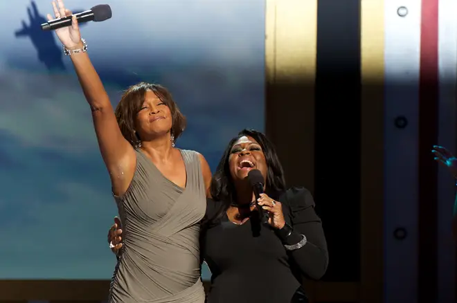Whitney Houston and Kim Burrell were best friends. (Photo by Earl Gibson III/Getty Images)